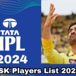CSK Players List 2024